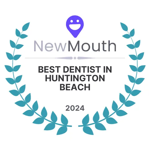 Best dentist in Huntington Beach badge